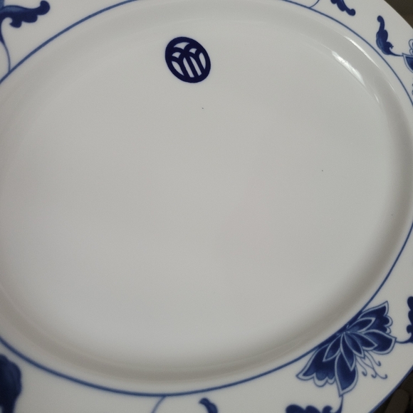 Tatung in Glaze Vintage Water Lily Pattern Durable China 6 Oval Plates - Picture 12 of 13